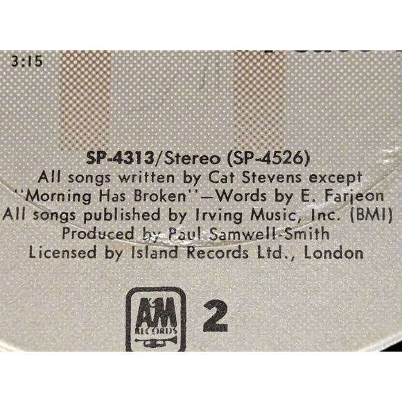 Vintge 1971 Cat Stevens Teaser & The Firecat Vinyl Record Original - Picture 6 of 11
